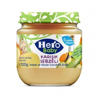 Hero Baby Karışık Sebzeli 120 gr Kavanoz Mama kullananlar yorumlar